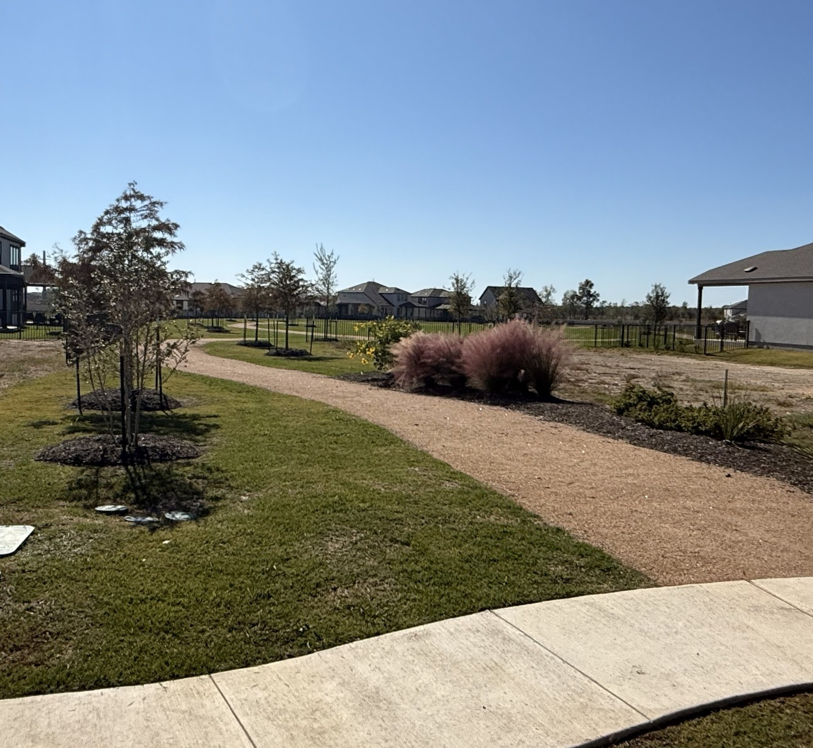 Park landscape construction