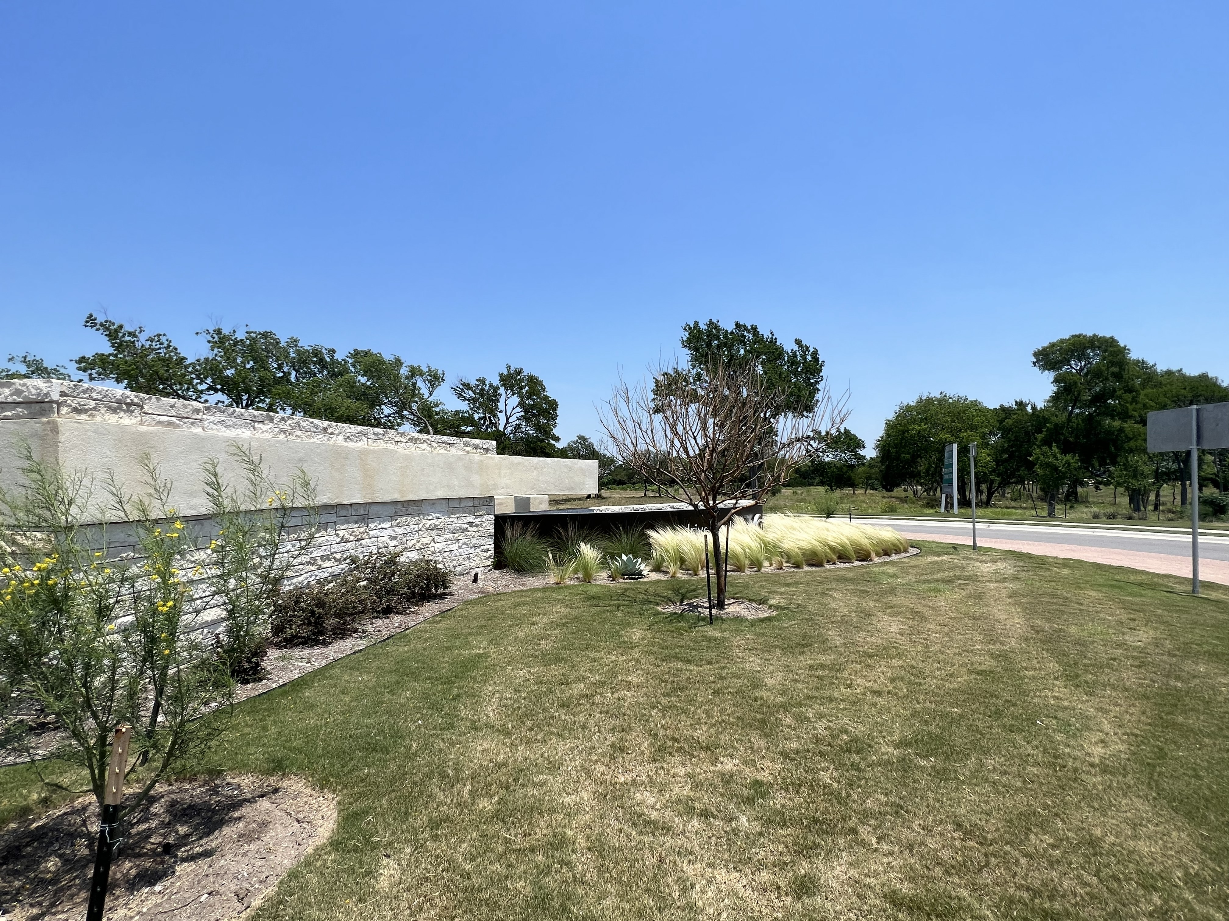 Entry sign monument